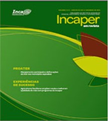 Logomarca - Incaper em Revista - PROATER : planejamento participativo define ações de Ater nos municípios capixaba